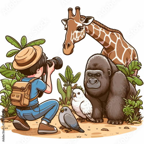 Animals taking pictures