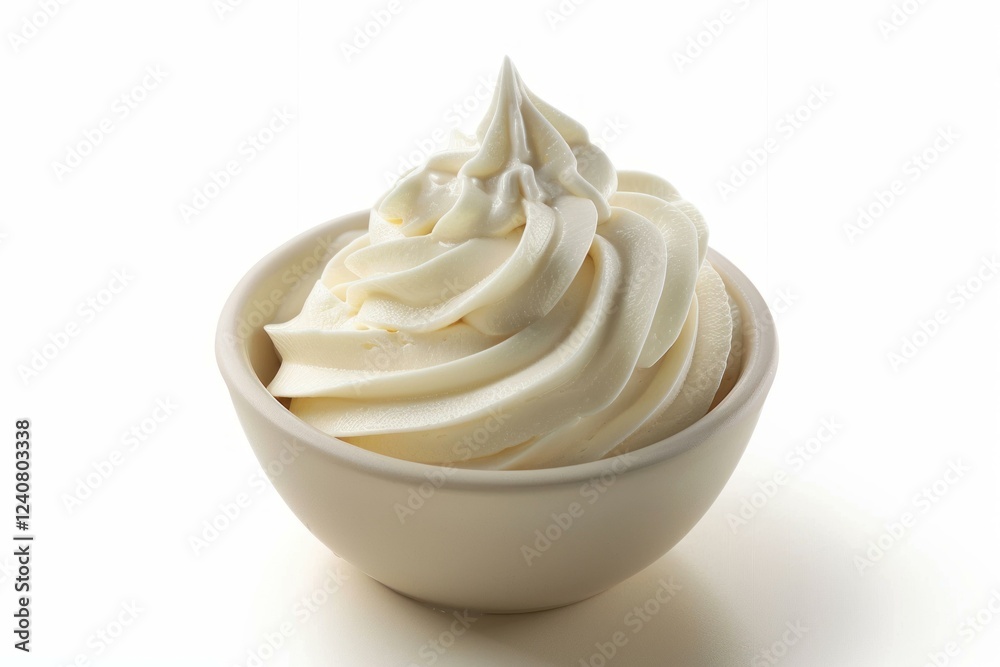 Delicious soft serve frozen yogurt with a smooth, creamy texture, served in a small bowl, perfect for a refreshing treat Delicious soft serve frozen yogurt with a smooth, creamy texture, served in a small bowl, perfect for a refreshing treat