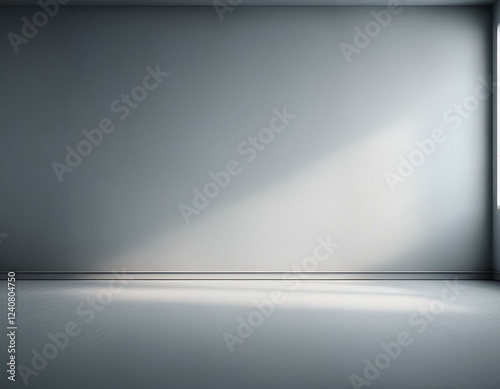 minimalist empty neutral textured room wall and floor background