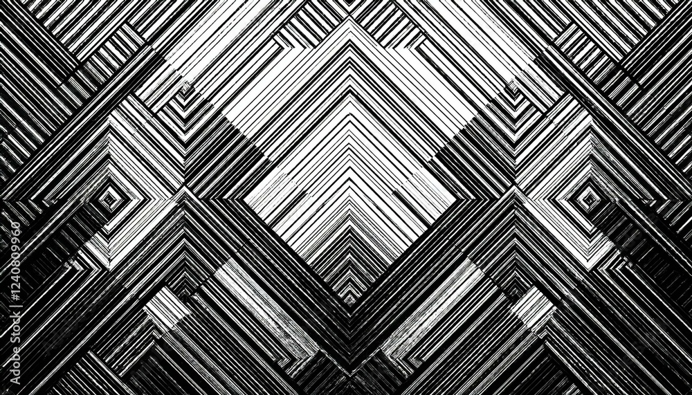 黒い幾何学的で抽象的な壁紙(モノクロ) 黒い幾何学的で抽象的な壁紙(モノクロ)