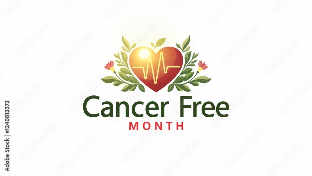 Fototapeta premium Cancer Awareness Logo Design