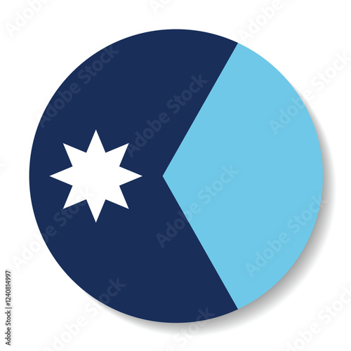 Flag of Minnesota, United States. Minnesota Circle flag. Round flag icon. Standard color. Digital illustration. Computer illustration. Vector illustration. Free Download Flag of Minnesota, United States. Minnesota Circle flag. Round flag icon. Standard color. Digital illustration. Computer illustration. Vector illustration. - GFXLoad