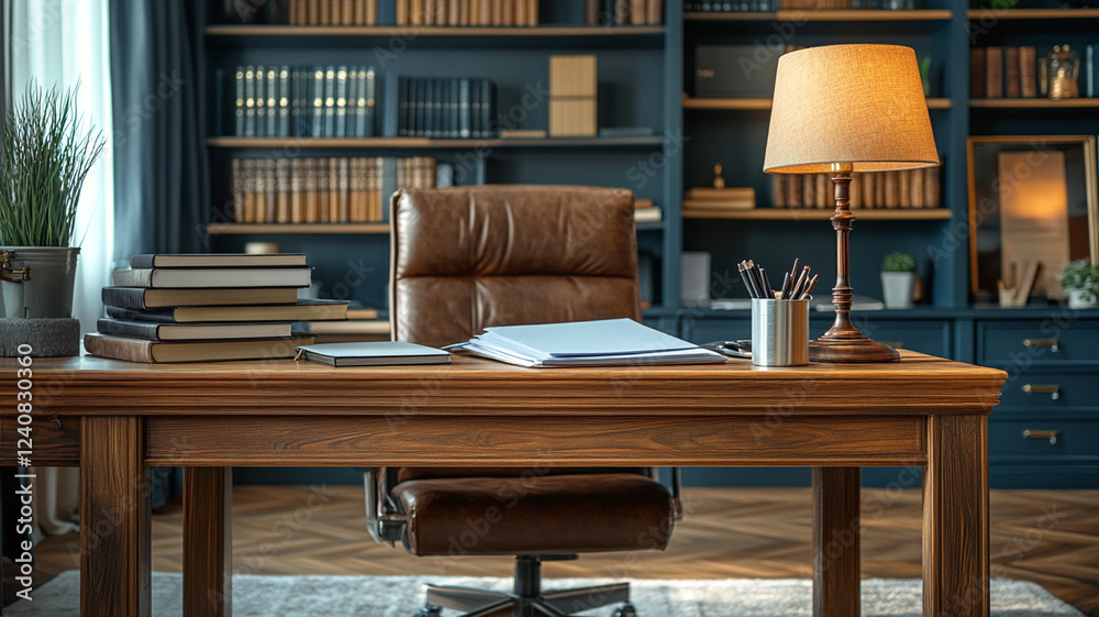 A relaxed look at an office desk