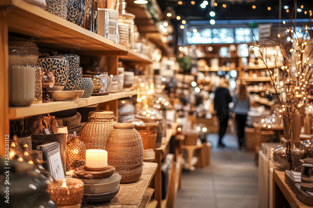 Stylish Home Goods Store Full of Pottery Stylish Home Goods Store Full of Pottery