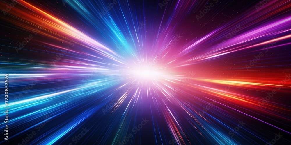 Vibrant Light Speed Motion in Hyperspace with Dynamic Color Streams and Radiant Energy Explosions in Cosmic Environment Vibrant Light Speed Motion in Hyperspace with Dynamic Color Streams and Radiant Energy Explosions in Cosmic Environment