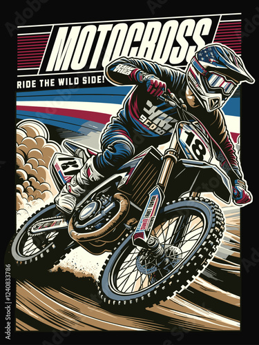 MOTOCROSS URBAN STREETWEAR DESIGN Ready to print