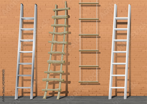 A set of different ladders