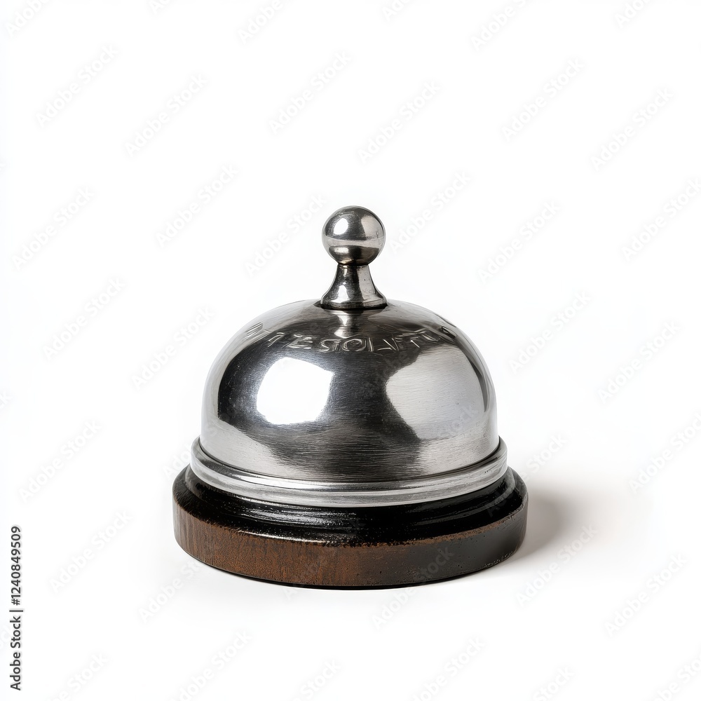 Hotel service bell isolated on white background Hotel service bell isolated on white background