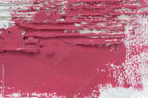 Red cardboard. Torn paper. Paper background. red texture. Base for collage