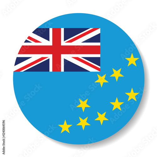 Tuvalu flag. Tuvalu circle flag logo icon computer vector illustration design Free Download Tuvalu flag. Tuvalu circle flag logo icon computer vector illustration design - GFXLoad