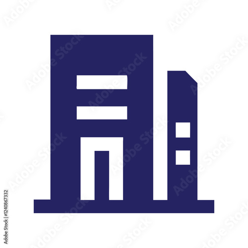 Commercial real estate building logo design