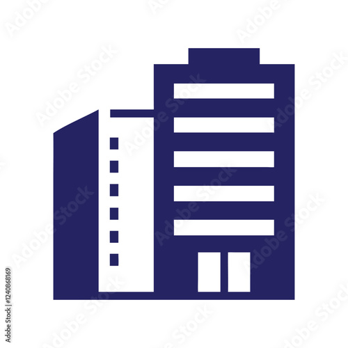 Commercial real estate building logo design