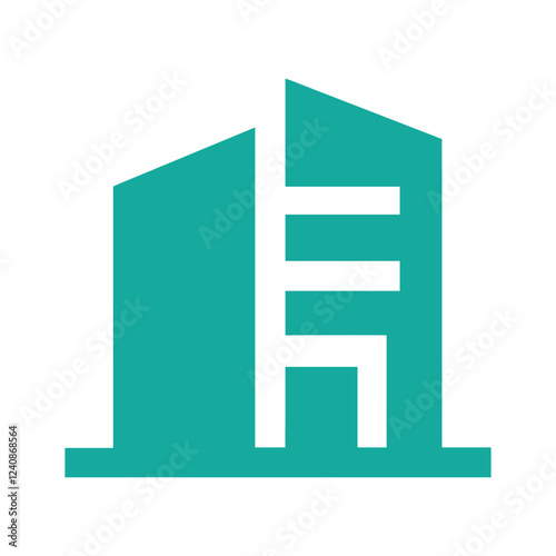Commercial real estate building logo design