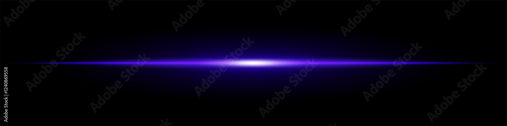Bright blue horizontal light beam on a black background. Glowing laser effect creating a futuristic and sci-fi aesthetic. Suitable for technology, energy, speed, and digital design themes Bright blue horizontal light beam on a black background. Glowing laser effect creating a futuristic and sci-fi aesthetic. Suitable for technology, energy, speed, and digital design themes