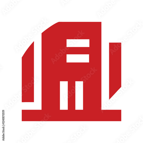 Commercial real estate building logo design