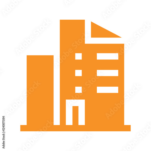 Commercial real estate building logo design
