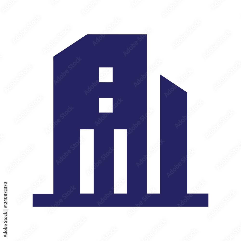 Commercial real estate building logo design Commercial real estate building logo design
