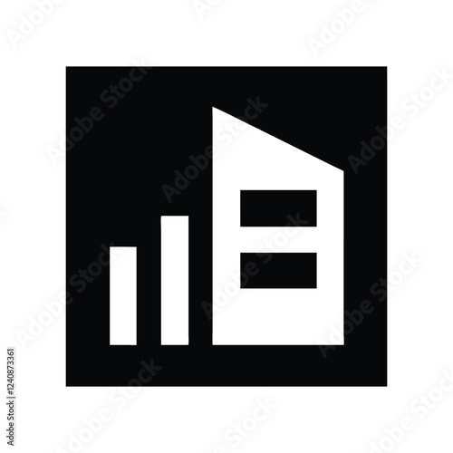 Commercial real estate building logo design