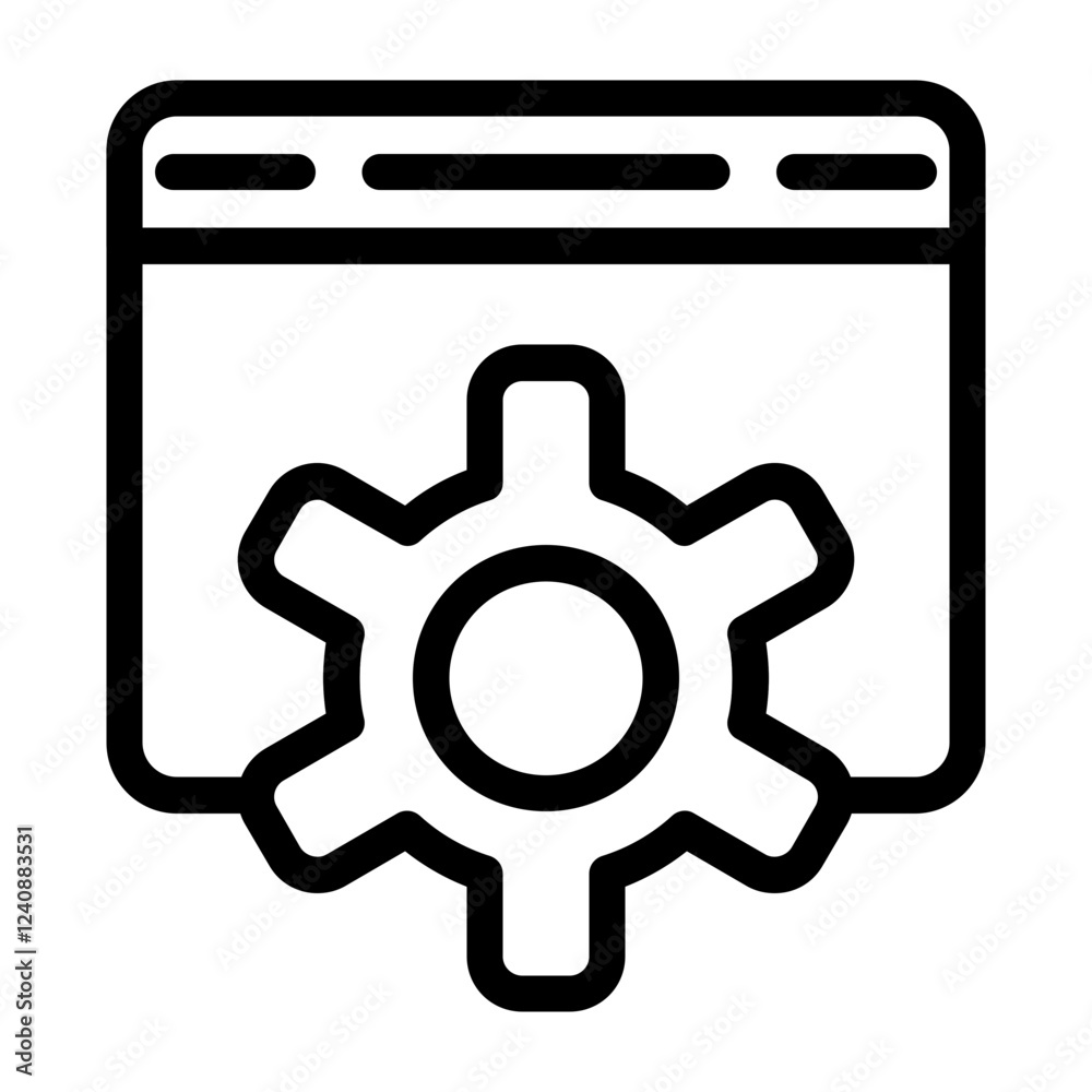 Web Setting Icon Web Setting Icon