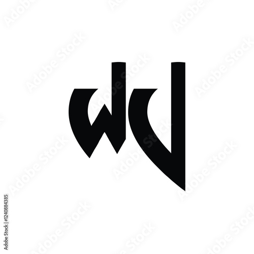 WU monogram logo design letter text name symbol monochrome logotype alphabet character simple logo Free Download WU monogram logo design letter text name symbol monochrome logotype alphabet character simple logo - GFXLoad