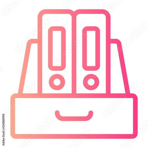 Drawer  gradient icon