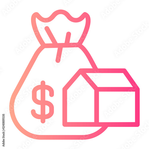 budget gradient icon