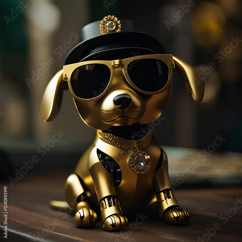 toy dog in a hat