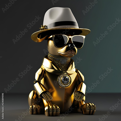 3d render of a robot