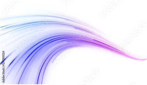 Vector glowing lines air flow effect. Speed connection background. Expressway, car headlight effect. Speed connection vector background. Png, line, blur, beam, ray, abstract, energy, pack, effect.