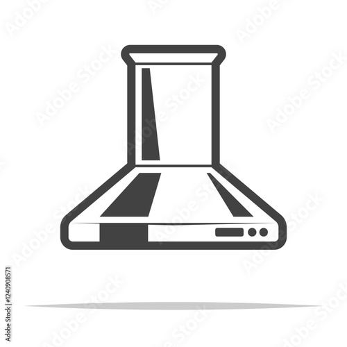 Kitchen hood exhaust outline icon transparent vector isolated