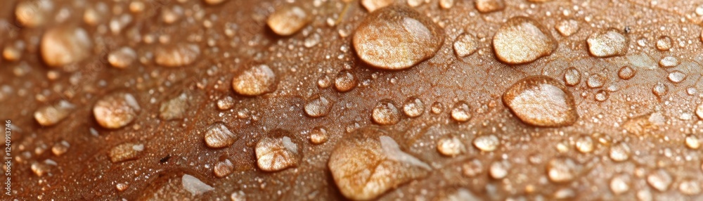 A high-resolution macro shot of a leaf, exquisitely detailed, showcasing glistening water droplets clinging to its surface This image symbolizes the purity and pristine beauty of nature, underscoring A high-resolution macro shot of a leaf, exquisitely detailed, showcasing glistening water droplets clinging to its surface This image symbolizes the purity and pristine beauty of nature, underscoring
