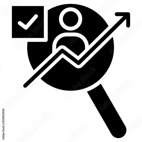 Hiring Trends glyph icon