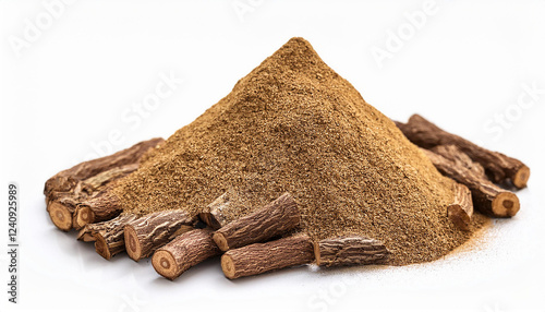 manjishtha rubia cordifolia ayurveda herb natural medicinal remedy ingredient isolated on a white background