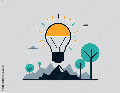 Innovative Startup Ideas Vector Illustration