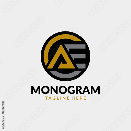 Flat Logo Design CAE Template