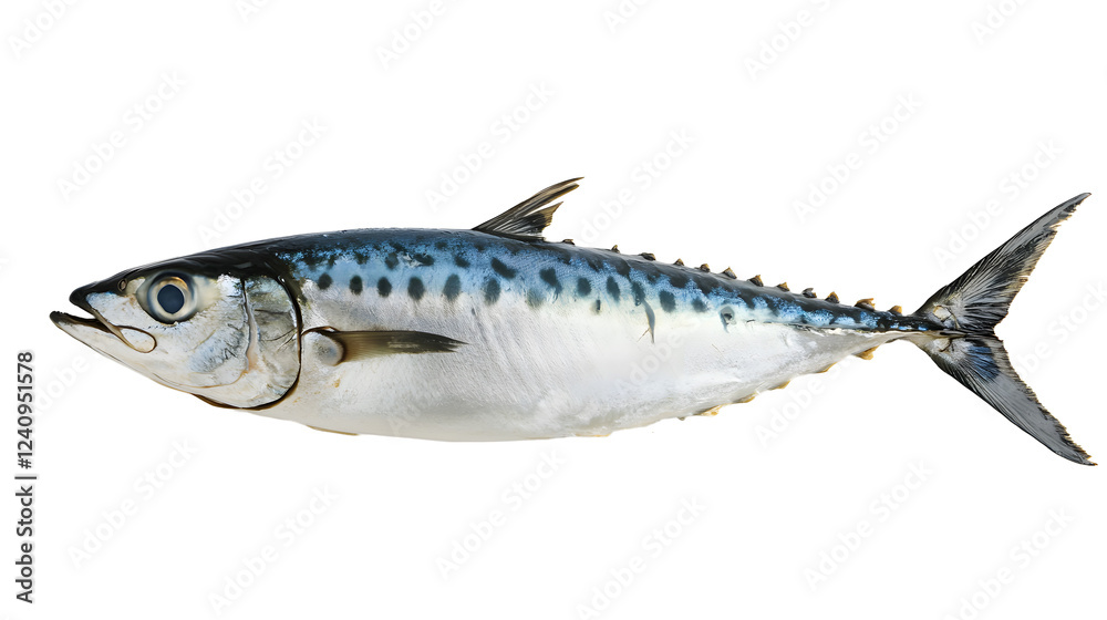 a single sardine with silvery scales and a fresh look against an isolated white background
a single sardine with silvery scales and a fresh look against an isolated white background