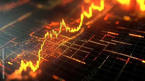 Wallpaper Mural Digital trade, currency exchange systems, global economic stability, 3D illustration. Torontodigital.ca