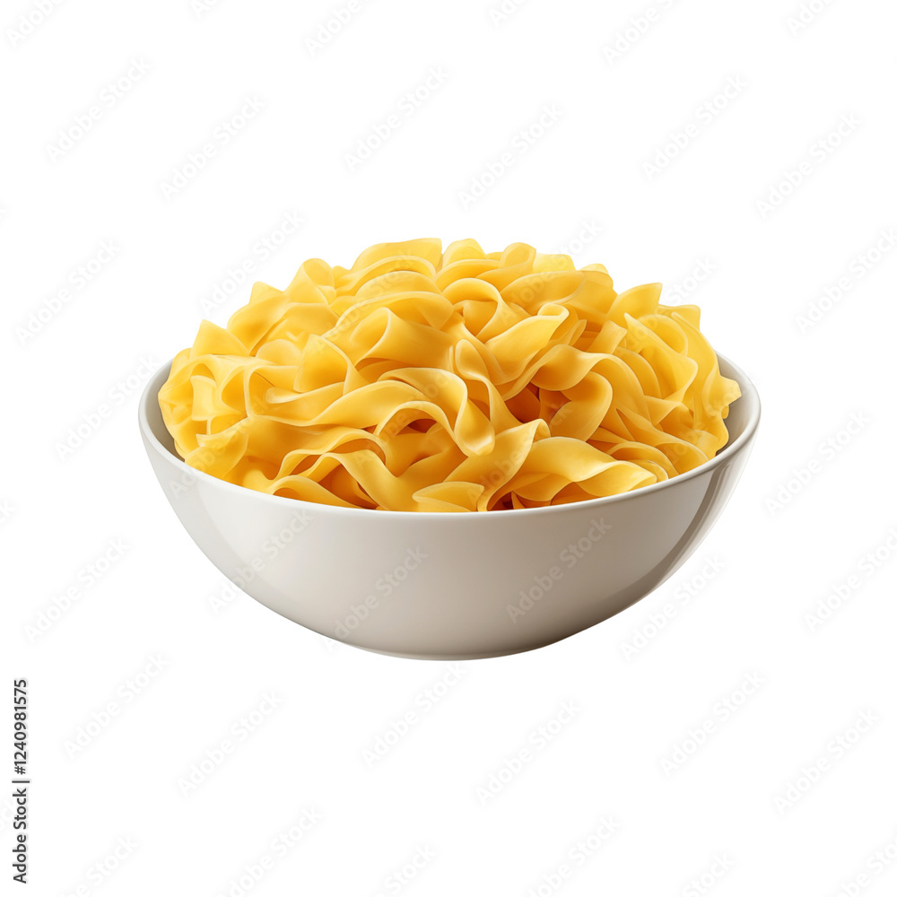 Transparent PNG of Egg Noodles with Golden Hue | Isolated Background Transparent PNG of Egg Noodles with Golden Hue | Isolated Background