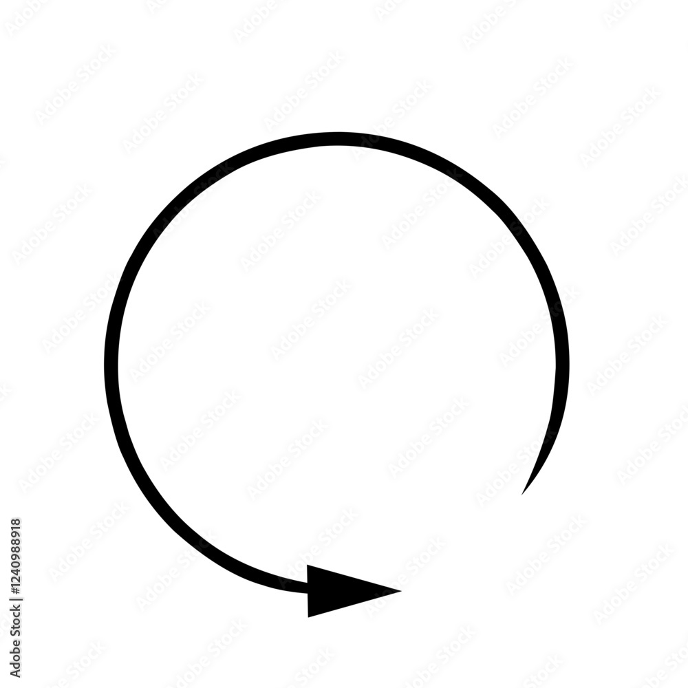 Circle Arrow icon refresh reload circular arrows vector illustration Circle Arrow icon refresh reload circular arrows vector illustration
