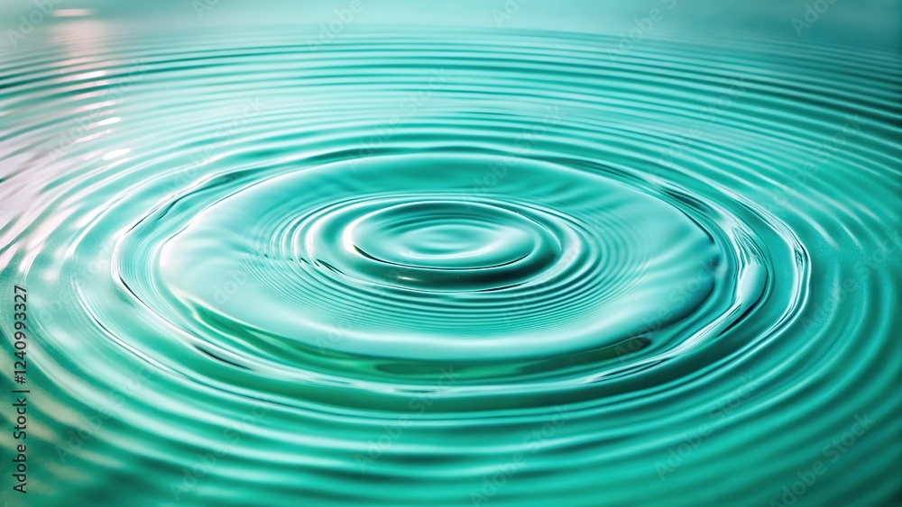 Abstract top-down image: mint water ripples, sleek minimalism. Abstract top-down image: mint water ripples, sleek minimalism.