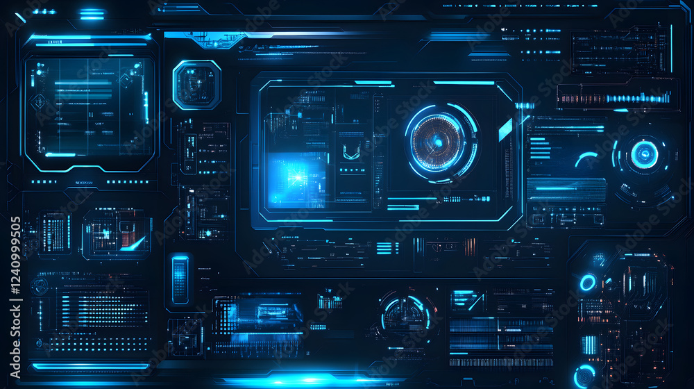A platinum blue design with digital wireframe patterns and glowing elements, creating a futuristic, high-tech look. A platinum blue design with digital wireframe patterns and glowing elements, creating a futuristic, high-tech look.