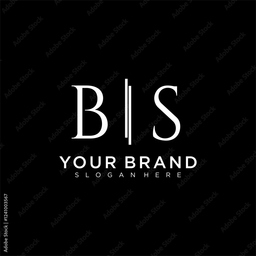 BS letter monogram logo with bussines style dsign BS letter monogram logo with bussines style dsign