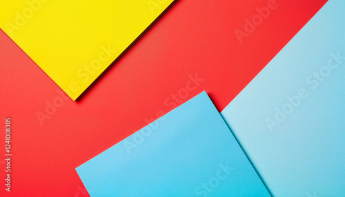 Modern abstract color block background featuring geometric shapes in primary colors Free Download Modern abstract color block background featuring geometric shapes in primary colors - GFXLoad