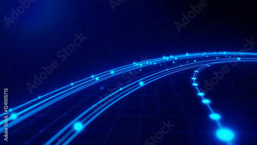 blue technology background