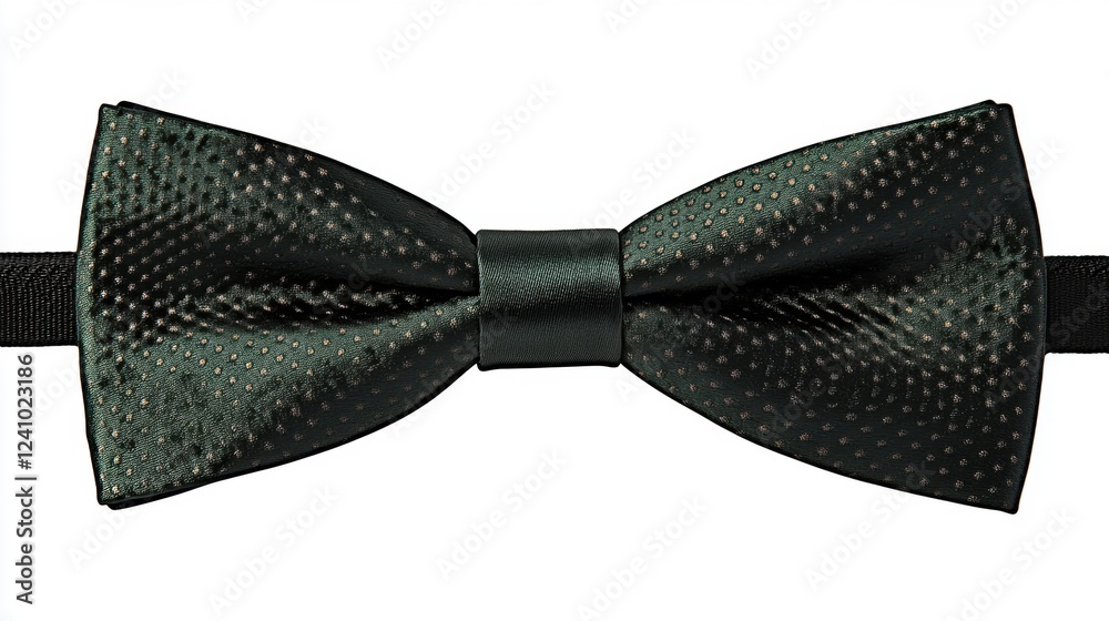 Elegant Black Bow Tie on White Background for Formal Occasions Elegant Black Bow Tie on White Background for Formal Occasions