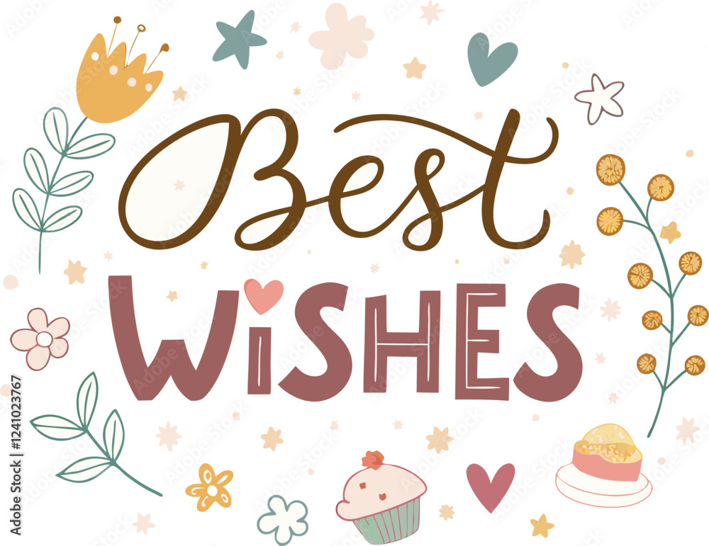 Obraz premium Best Wishes, wishes