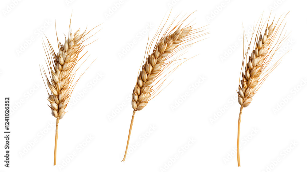 close up barley Malt for making beer, four different perspectives isolated on transparent background
close up barley Malt for making beer, four different perspectives isolated on transparent background