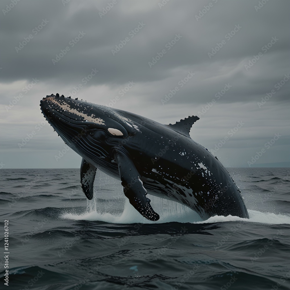 Fototapeta premium whale, ocean, sea, mammals