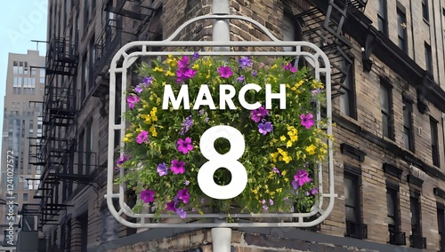 A street sign with 