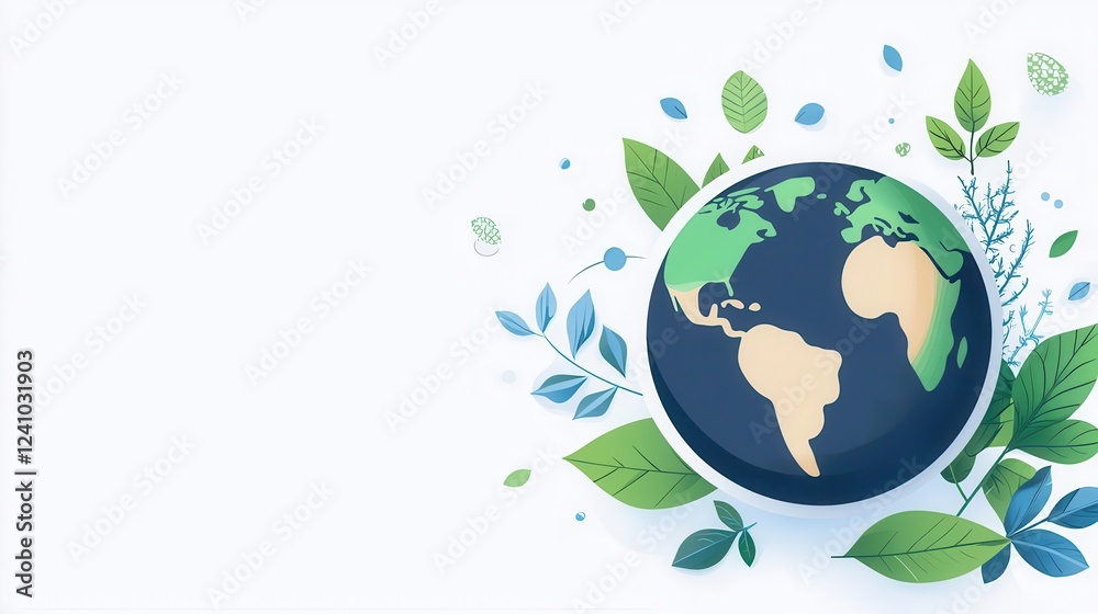 a joyful earth vector, planet element, kawaii style, blue and green, isolated on white background a joyful earth vector, planet element, kawaii style, blue and green, isolated on white background